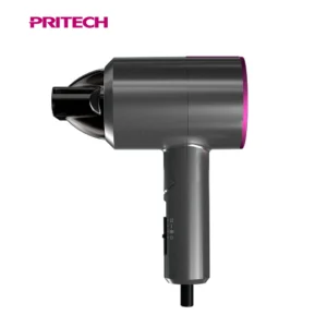 Pritech Household Portable Hair Dryer with Foldable Negative Ion Trendy Hammer Gift Travel Compact Hair Dryer