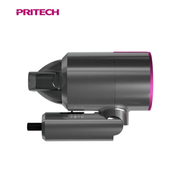 Pritech Household Portable Hair Dryer with Foldable Negative Ion Trendy Hammer Gift Travel Compact Hair Dryer